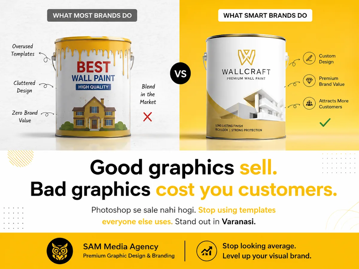 Good graphics sell. Bad graphics cost you customers