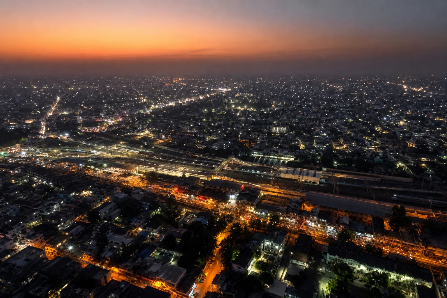 Gorakhpur and East UP city lights — real coverage footprint