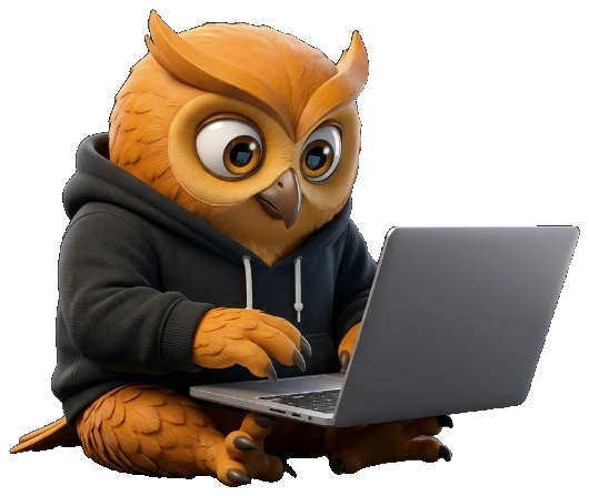 SAM working on laptop — strategy in action