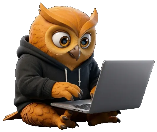 SAM working on laptop — strategy in action